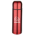 12 Oz. Slim Vacuum Bullet Bottle with Red Coating